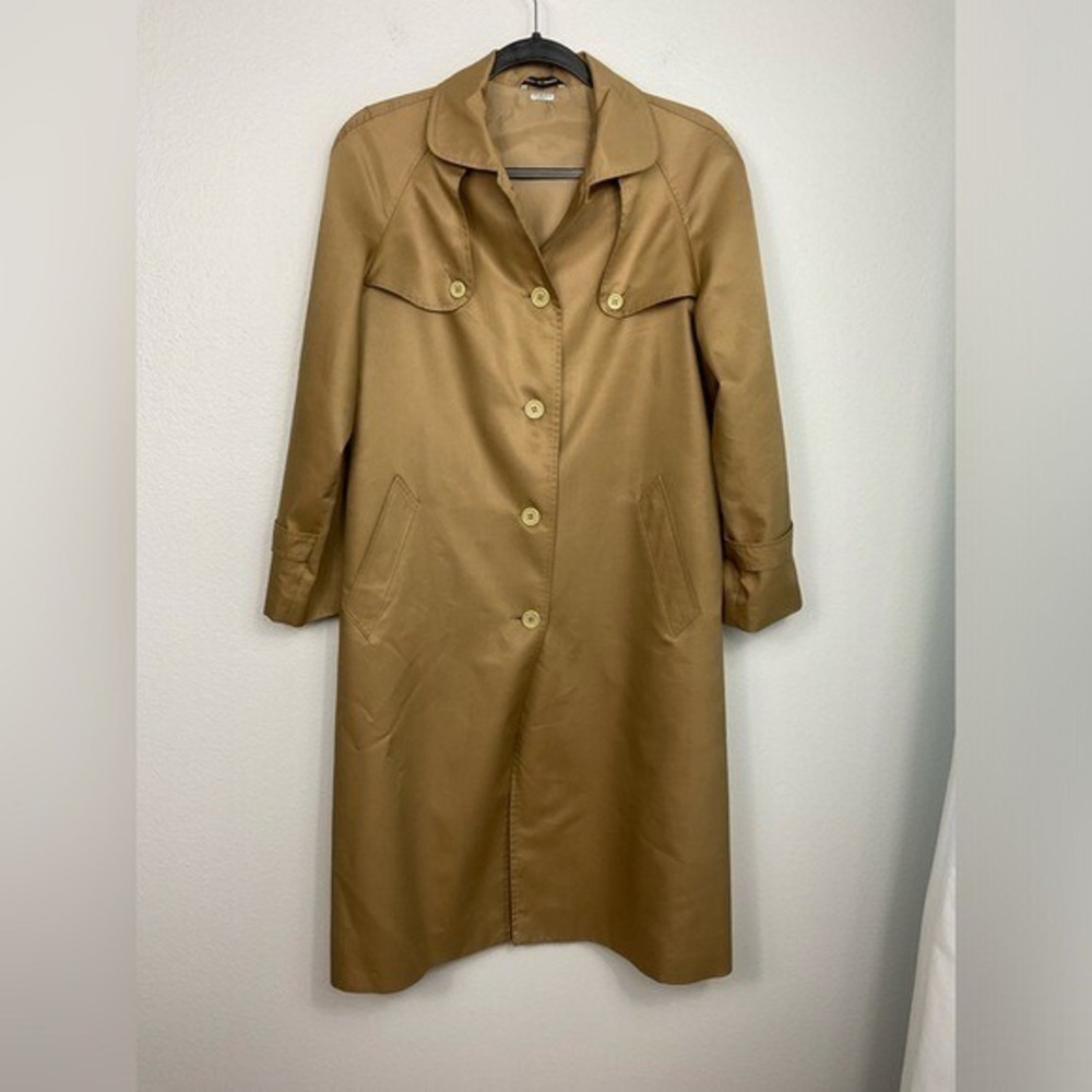 Vintage 1960's Akylon Paris Lightweight Spring Trench Coat